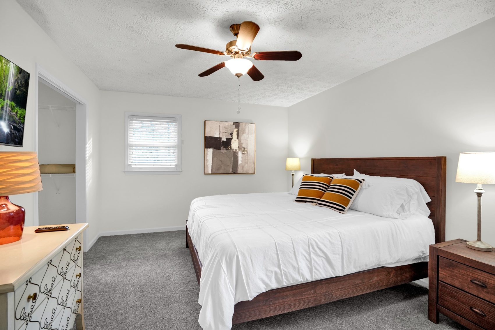 Additional angle of primary bedroom